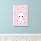 Honney Bunny Canvas Afdruk (Insitu (Houten vloer))