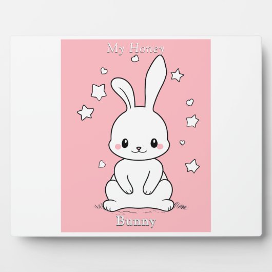 Honney Bunny Fotoplaat (Voorkant)