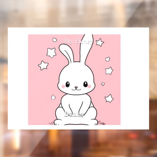 Honney Bunny Raamsticker (Vel 2)