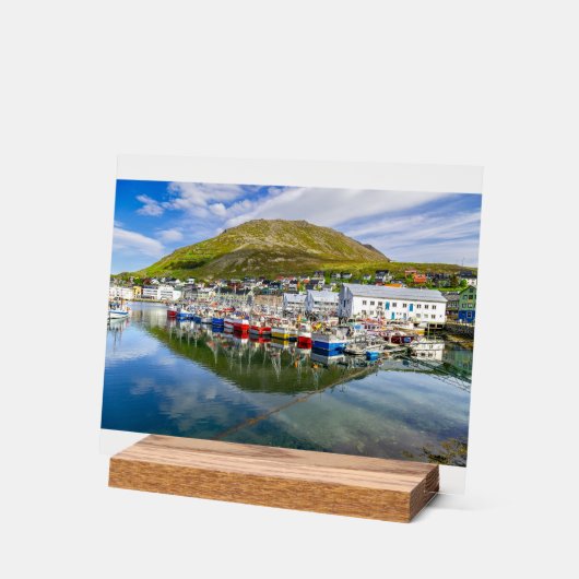 Honningsvag am Nordkapp Acryl Bord (Hoek)