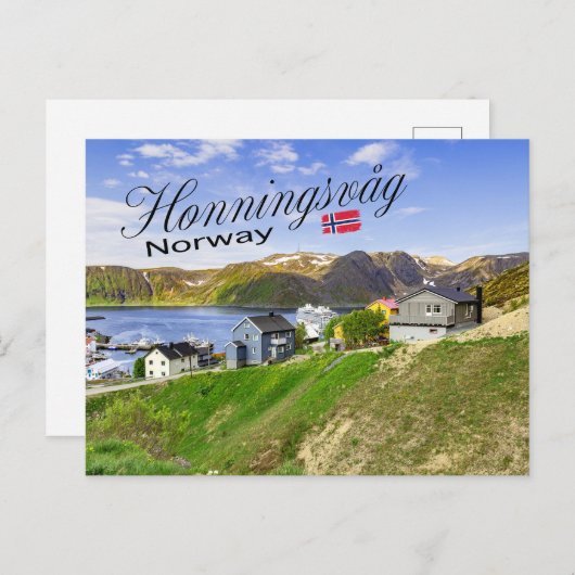 Honningsvåg Briefkaart (Voorkant / Achterkant)