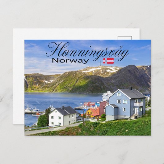 Honningsvåg Briefkaart (Voorkant / Achterkant)
