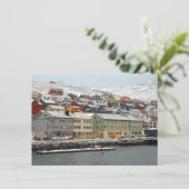 Honningsvag, Noorse kaart (Staand voorkant)