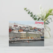 Honningsvag, Noorse kaart (Staand voorkant)