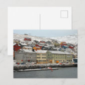 Honningsvåg, Noorwegen Briefkaart (Voorkant / Achterkant)