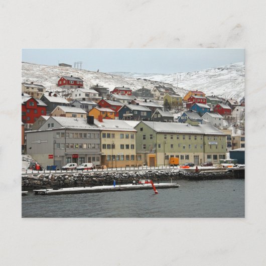 Honningsvåg, Noorwegen Briefkaart (Voorkant)