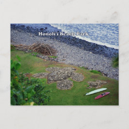 Honoli'i Beach Park Hawaii Briefkaart
