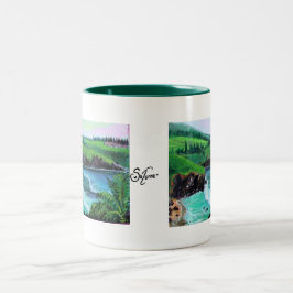 honolua baai 1 tweekleurige koffiemok