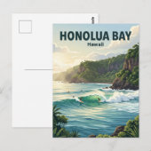 Honolua Bay Hawaii Briefkaart (Voorkant / Achterkant)