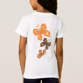 Honolua Butterfly en Hawaïaanse Hibiscus T-shirt (Achterkant)