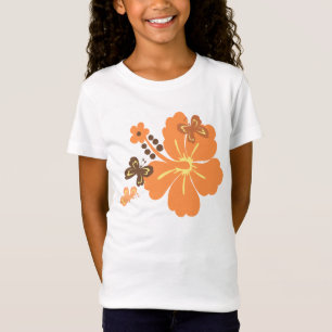 Honolua Butterfly en Hawaïaanse Hibiscus T-shirt
