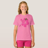 Honolua Butterfly en Hawaïaanse Hibiscus T-shirt (Voorkant volledig)