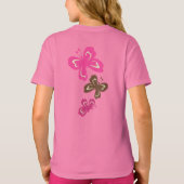 Honolua Butterfly en Hawaïaanse Hibiscus T-shirt (Achterkant)