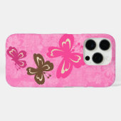 Honolua Butterfly en Hawaiian Hibiscus Pink Case-Mate iPhone Case (Achterkant (horizontaal))
