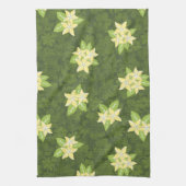 Honolua Plumeria Hawaiian Tropical Print Theedoek (Verticaal)