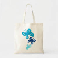 Honolua Vlinder Cartoon Canvas tassen
