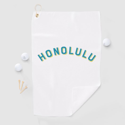 Honolulu,  Arch in Hawaï Golfhanddoek (Insitu)