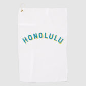 Honolulu,  Arch in Hawaï Golfhanddoek (Voorkant)