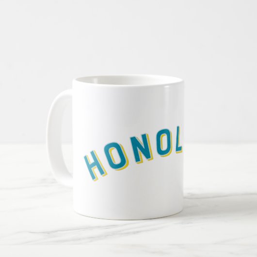 Honolulu,  Arch in Hawaï Koffiemok (Voorkant links)