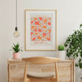 Honolulu Bloemenmarkt Botanisch Poster