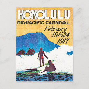 Honolulu, carnaval uit de Midden-Stille Oceaan, vi Briefkaart