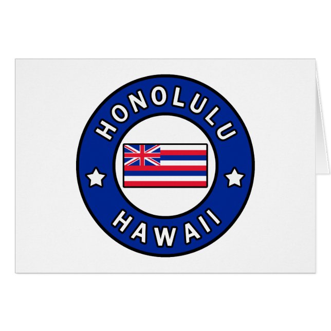 Honolulu Hawaï (Voorkant Horizontaal)