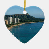 Honolulu Hawaï Keramisch Ornament (Voorkant)