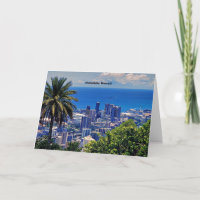 Honolulu, Hawaï pittoresk stadsbeeld