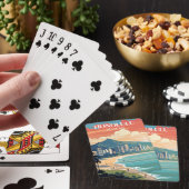 Honolulu, Hawaï: Reisvintage Pokerkaarten (Insitu)