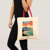 Honolulu, Hawaï: Reisvintage Tote Bag (Voorkant (product))