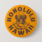 Honolulu, Hawaï Ronde Button 7,6 Cm (Voorkant)