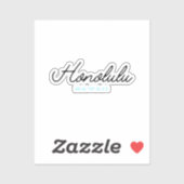 Honolulu Hawaï Sticker (Vel)
