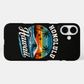 Honolulu Hawaï Surferszonsondergang Case-Mate iPhone Case (Achterkant (horizontaal))