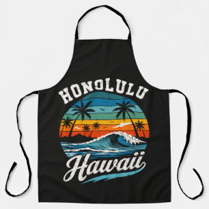 Honolulu Hawaï Surferszonsondergang Schort