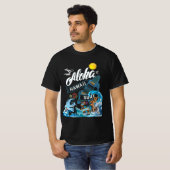 Honolulu Hawaï Vakantie Strand T-shirt (Voorkant volledig)