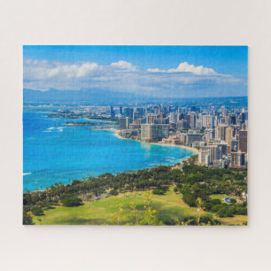Honolulu, Hawai, Waikiki Beach. Legpuzzel
