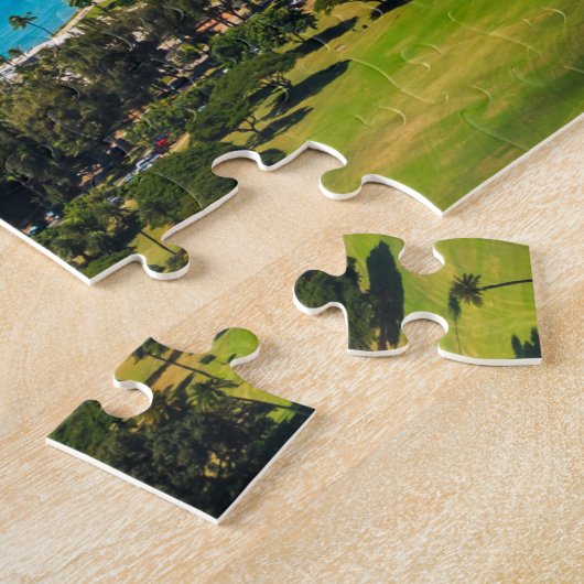 Honolulu, Hawai, Waikiki Beach. Legpuzzel (Zijkant)