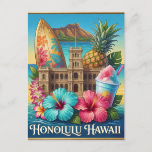 Honolulu Hawaiaans erfgoed Briefkaart