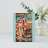 Honolulu, Hawaii 6e jaarlijkse Floral parade 1911 Briefkaart (Staand voorkant)