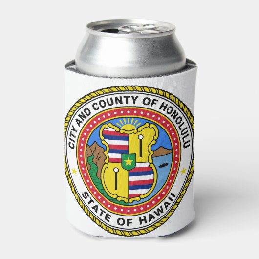 Honolulu Hawaii Blikjeskoeler (Blikje Voorkant)