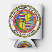 Honolulu Hawaii Blikjeskoeler (Voorkant)