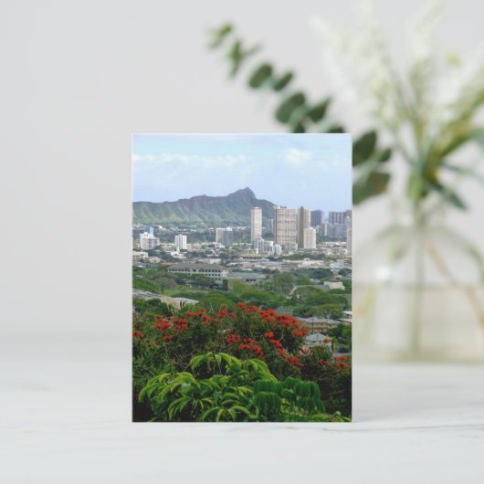 Honolulu, Hawaii Briefkaart (Staand voorkant)
