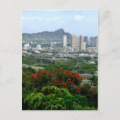 Honolulu, Hawaii Briefkaart (Voorkant)