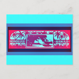 HONOLULU HAWAII BRIEFKAART