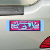 HONOLULU HAWAII BUMPERSTICKER (Op auto)
