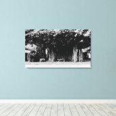 Honolulu, Hawaii - De worstboom Canvas Afdruk (Insitu (Houten vloer))