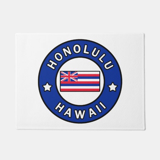 Honolulu Hawaii Deurmat (Voorkant)
