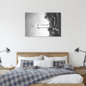 Honolulu, Hawaii - Foto van de Aloha-toren Canvas Afdruk (Insitu (Slaapkamer))