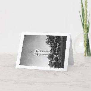 Honolulu, Hawaii - Foto van de Aloha-toren Kaart