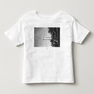 Honolulu, Hawaii - Foto van de Aloha-toren Kinder Shirts